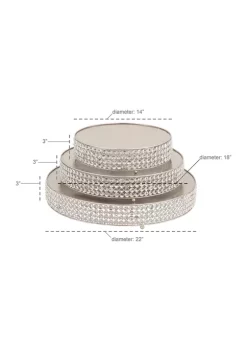 Best Sale β¨ Glam Metal Cake Stand - Set of 3 by Monroe Lane π₯ 9 Best Sale β¨ Glam Metal Cake Stand - Set of 3 by Monroe Lane π₯ -Monroe Lane Sales Belk 17065