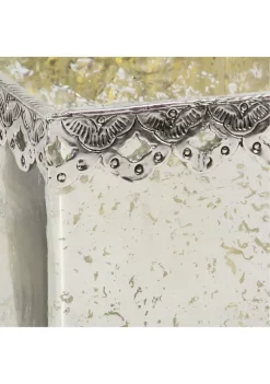 Outlet 🔔 Glass Glam Candle Holder Set of 2 by Monroe Lane 🔔 -Monroe Lane Sales Belk 17077