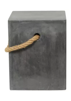 Buy 🌟 Contemporary Magnesium Oxide Outdoor Accent Table by Monroe Lane ❤️ -Monroe Lane Sales Belk 17083