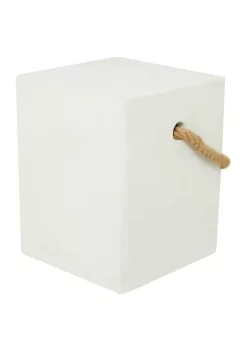 Buy 🌟 Contemporary Magnesium Oxide Outdoor Accent Table by Monroe Lane ❤️ -Monroe Lane Sales Belk 17087