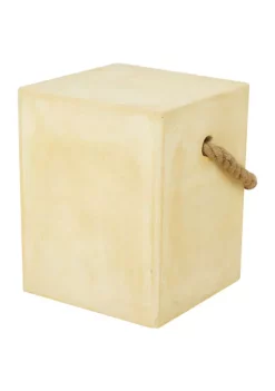 Buy 🌟 Contemporary Magnesium Oxide Outdoor Accent Table by Monroe Lane ❤️ -Monroe Lane Sales Belk 17088