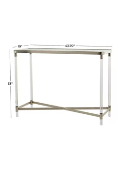 Hot Sale 😍 Contemporary Metal Console Table by Monroe Lane 😍 -Monroe Lane Sales Belk 17092