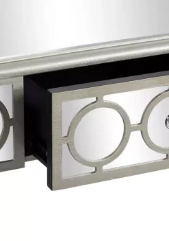 Wholesale 🎁 Glam Wood Console Table with Mirror - Set of 2 by Monroe Lane ❤️ -Monroe Lane Sales Belk 17134