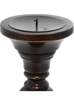 Top 10 👍 Farmhouse Mango Wood Candle Holder - Set of 3 by Monroe Lane 😍 -Monroe Lane Sales Belk 17150