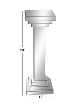 Best deal 🌟 Glam Wood Pedestal Table by Monroe Lane 💯 -Monroe Lane Sales Belk 17172