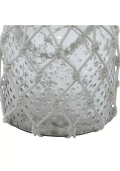 Promo 👏 Coastal Glass Lantern by Monroe Lane ❤️ -Monroe Lane Sales Belk 17176