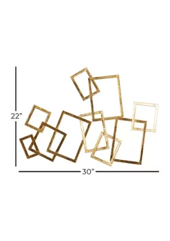 Deals 🔔 Contemporary Metal Wall Decor by Monroe Lane 👍 -Monroe Lane Sales Belk 17183