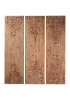 Best reviews of 🌟 Rustic Wood Wall Decor - Set of 3 by Monroe Lane 🛒
