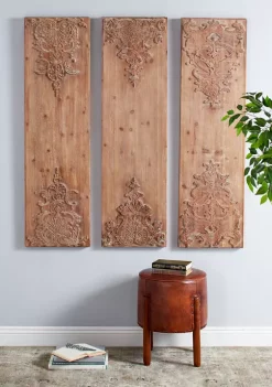 Best reviews of 🌟 Rustic Wood Wall Decor - Set of 3 by Monroe Lane 🛒 -Monroe Lane Sales Belk 17199