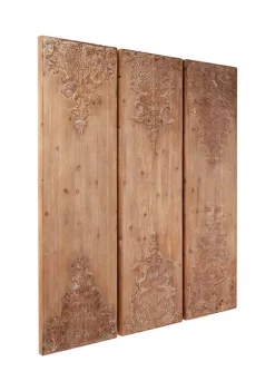 Best reviews of 🌟 Rustic Wood Wall Decor - Set of 3 by Monroe Lane 🛒 -Monroe Lane Sales Belk 17201