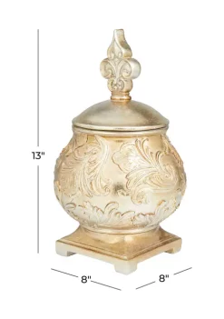 Best Sale 🥰 Traditional Polystone Decorative Jars by Monroe Lane 🎉 -Monroe Lane Sales Belk 17206