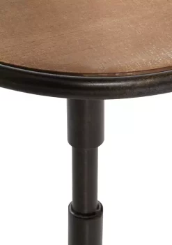 Brand new 🎉 Industrial Metal Accent Table by Monroe Lane ⭐ -Monroe Lane Sales Belk 17230