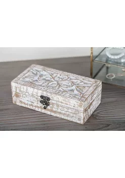 Coupon 👍 Coastal Mango Wood Box - Set of 3 by Monroe Lane ✨ -Monroe Lane Sales Belk 17234