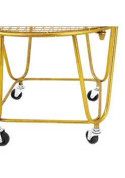 Outlet ⌛ Industrial Metal Storage Cart by Monroe Lane 🎉 -Monroe Lane Sales Belk 17243