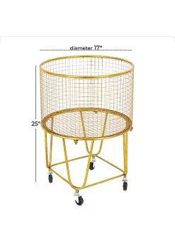 Outlet ⌛ Industrial Metal Storage Cart by Monroe Lane 🎉 -Monroe Lane Sales Belk 17244