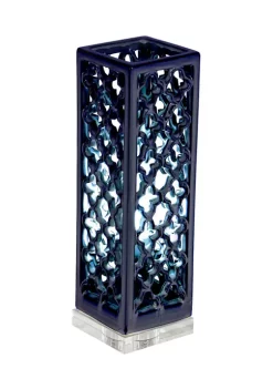 Budget 💯 Coastal Porcelain Uplight - Set of 2 by Monroe Lane 🔔 -Monroe Lane Sales Belk 17253