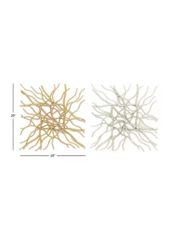 Top 10 🧨 Modern Metal Vase - Set of 2 by Monroe Lane 🎉 -Monroe Lane Sales Belk 1727