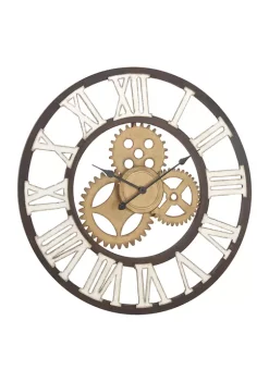 Coupon βοΈ Industrial Metal Wall Clock by Monroe Lane π€©