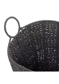 Coupon 😍 Bohemian Cotton Storage Basket by Monroe Lane 🔥 -Monroe Lane Sales Belk 17279