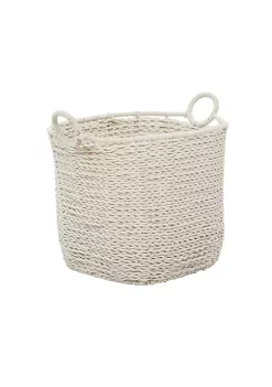 Coupon 😍 Bohemian Cotton Storage Basket by Monroe Lane 🔥 -Monroe Lane Sales Belk 17283