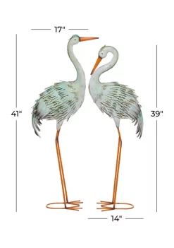 Best reviews of 😍 Coastal Metal Garden Sculpture - Set of 2 by Monroe Lane 😉 -Monroe Lane Sales Belk 1733