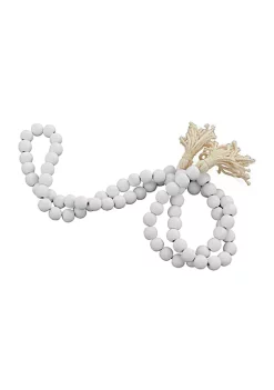 Best reviews of ❤️ Bohemian Wood Garland with Tassel by Monroe Lane 🥰 -Monroe Lane Sales Belk 17342