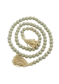 Best reviews of ❤️ Bohemian Wood Garland with Tassel by Monroe Lane 🥰 -Monroe Lane Sales Belk 17346