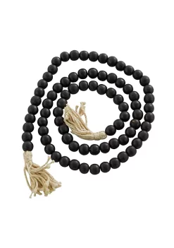 Best reviews of ❤️ Bohemian Wood Garland with Tassel by Monroe Lane 🥰 -Monroe Lane Sales Belk 17349