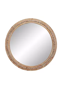Outlet 🧨 Bohemian Wood Wall Mirror by Monroe Lane 👏 -Monroe Lane Sales Belk 1740