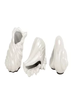 Best reviews of 🎁 Coastal Ceramic Sculpture - Set of 3 by Monroe Lane 💯 -Monroe Lane Sales Belk 17405
