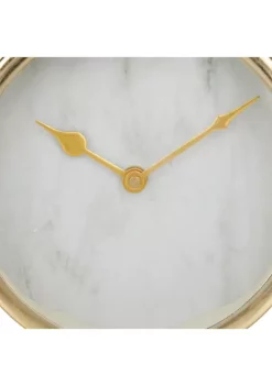 Best Pirce 🥰 Glam Stainless Steel Clock by Monroe Lane ✨ -Monroe Lane Sales Belk 17424