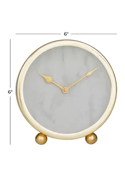 Best Pirce 🥰 Glam Stainless Steel Clock by Monroe Lane ✨ -Monroe Lane Sales Belk 17425