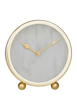 Best Pirce 🥰 Glam Stainless Steel Clock by Monroe Lane ✨ -Monroe Lane Sales Belk 17427