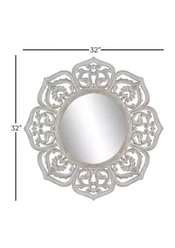 Flash Sale 👏 Farmhouse Wood Wall Mirror by Monroe Lane 👏 -Monroe Lane Sales Belk 17445