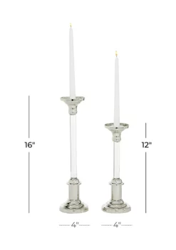 Buy 😉 Glam Aluminum Candle Holder - Set of 2 by Monroe Lane 💯 -Monroe Lane Sales Belk 17491