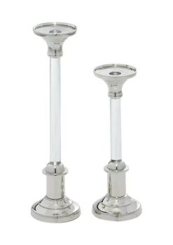 Buy 😉 Glam Aluminum Candle Holder - Set of 2 by Monroe Lane 💯 -Monroe Lane Sales Belk 17492