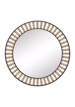 Deals ❤️ Bohemian Metal Wall Mirror by Monroe Lane 😀