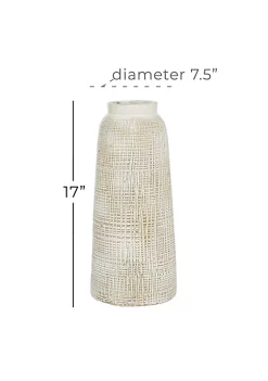 Budget ✨ Coastal Terracotta Vase by Monroe Lane ⌛ -Monroe Lane Sales Belk 17508