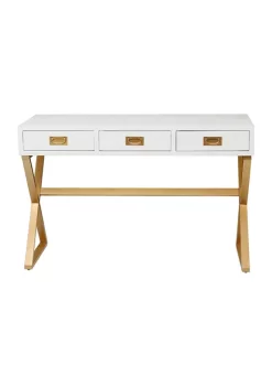 Budget ✨ Contemporary Wood Desk by Monroe Lane 🤩 -Monroe Lane Sales Belk 17528