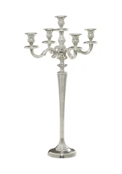Buy 😀 Traditional Aluminum Candelabra by Monroe Lane 👏 -Monroe Lane Sales Belk 17532