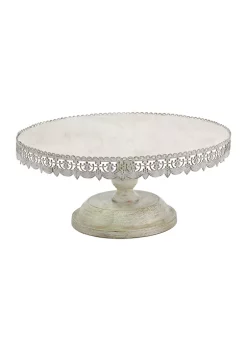 Best Sale π― Farmhouse Metal Cake Stand by Monroe Lane π
