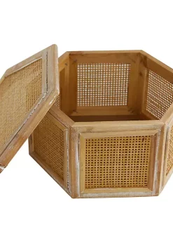 Best Pirce 🔔 Country Cottage Wood Box - Set of 2 by Monroe Lane 🌟 -Monroe Lane Sales Belk 17575