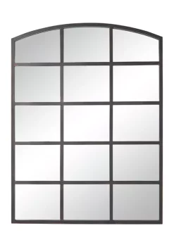 Deals 😉 Industrial Metal Wall Mirror by Monroe Lane ⭐