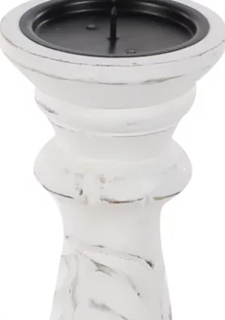 Promo 🔔 Traditional Mango Wood Candle Holder - Set of 3 by Monroe Lane 🎁 -Monroe Lane Sales Belk 17588