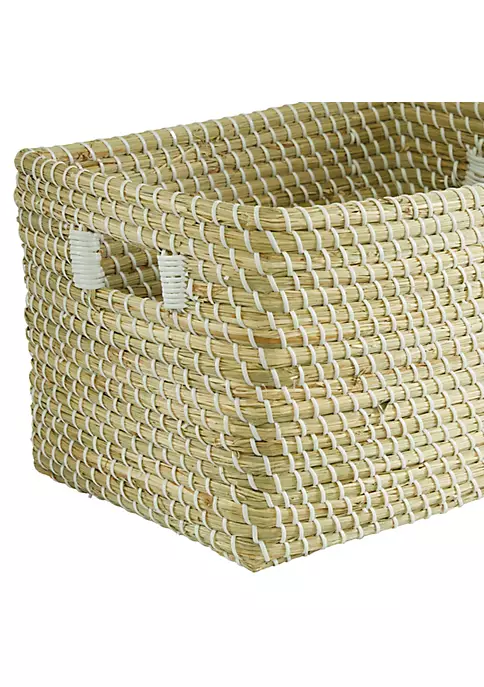 Deals 𧨠Contemporary Seagrass Storage Basket by Monroe Lane π 3 Deals 𧨠Contemporary Seagrass Storage Basket by Monroe Lane π - Image 3
