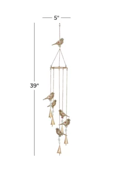 Budget ❤️ Eclectic Metal Windchime by Monroe Lane 🌟 -Monroe Lane Sales Belk 17634