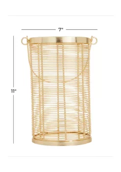 Best reviews of ⭐ Glam Metal Candle Lantern by Monroe Lane 💯 -Monroe Lane Sales Belk 17680