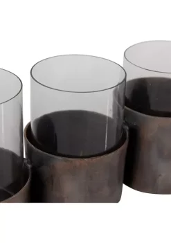 New ❤️ Iron Modern Candle Holder by Monroe Lane ⭐ -Monroe Lane Sales Belk 17698