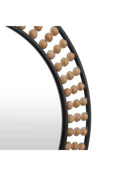 Deals ❤️ Bohemian Metal Wall Mirror by Monroe Lane 😀 -Monroe Lane Sales Belk 177