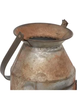 New ⌛ Rustic Metal Candle Lantern by Monroe Lane 👍 -Monroe Lane Sales Belk 17737